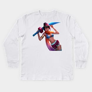 Pool Party Fiora Kids Long Sleeve T-Shirt